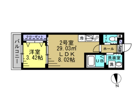 TKP新松戸Ⅰの間取り