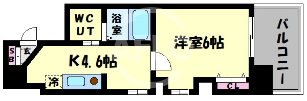 東小橋Ⅱ番館の間取り|東小橋Ⅱ番館　間取り
