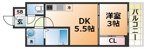 セレニテ神戸元町クレアの間取り