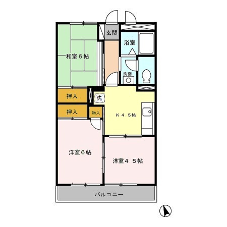 中野ハイムの間取り