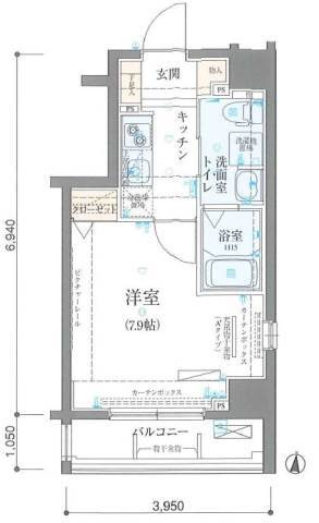 リヴシティ両国壱番館の間取り