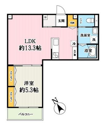 キャメル越谷3の間取り