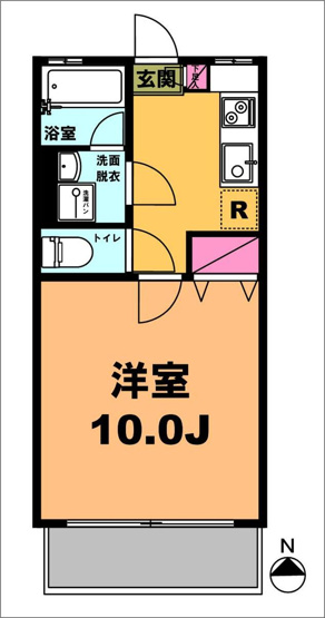 【間取り】 | 月村マンションＮｏ．５