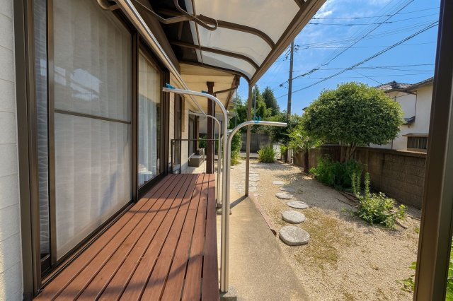 小郡市三沢　中古戸建の庭|お庭も活用できます