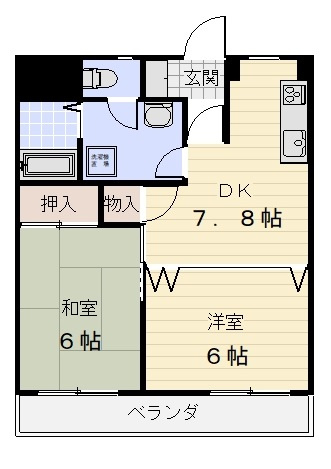 メゾンソレイユの間取り