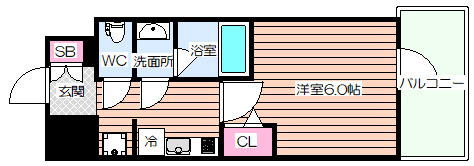 【間取り】 | バウスフラッツ新大阪