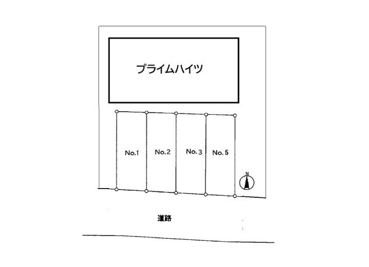 プライムハイツの区画図