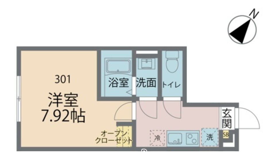 カインドネス江戸川の間取り
