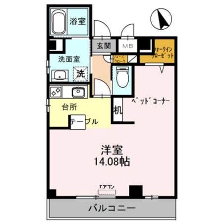 【間取り】 | マ　メゾン　サンライズ浜寺