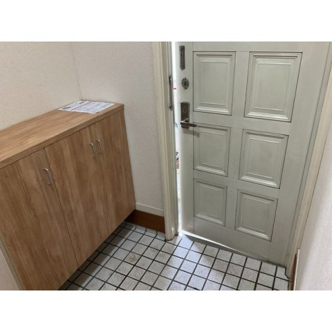 シンプルで使いやすい玄関です