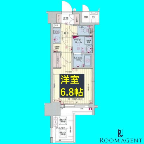 プレサンス錦プレミアムの間取り