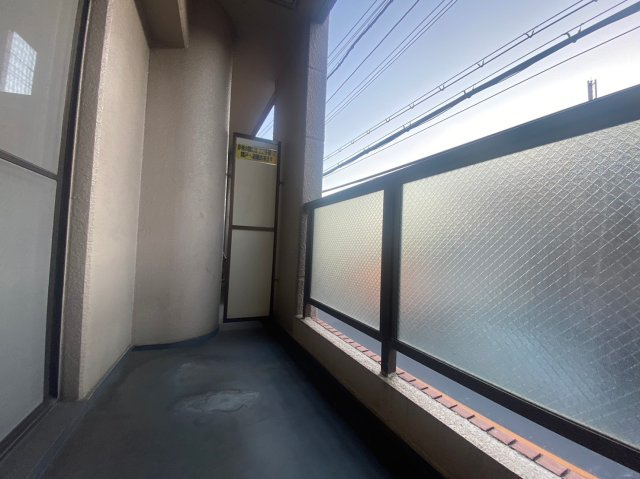 マンション富士のバルコニー