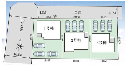 【区画図】 | GRAFARE深谷市田所町 2期　新築住宅