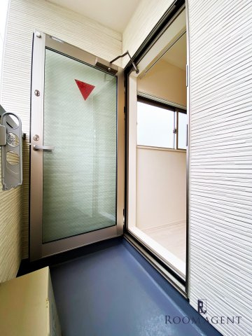グランシャルム中村のバルコニー
