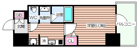 【間取り】 | バウスフラッツ新大阪