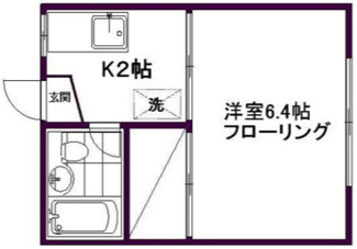 【間取り】 | サンハイツ104