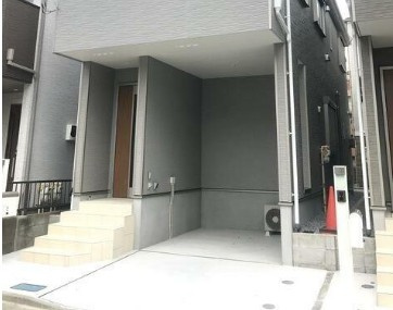 板橋区高島平１丁目の一戸建ての駐車場