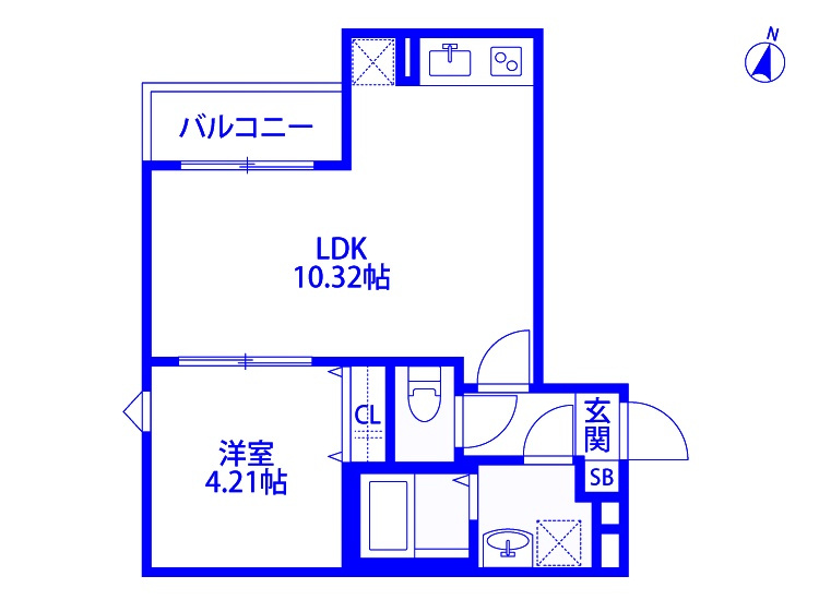 CRASTINE土呂の間取り