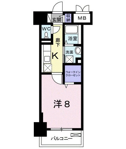 メゾン　ラフレシールの間取り