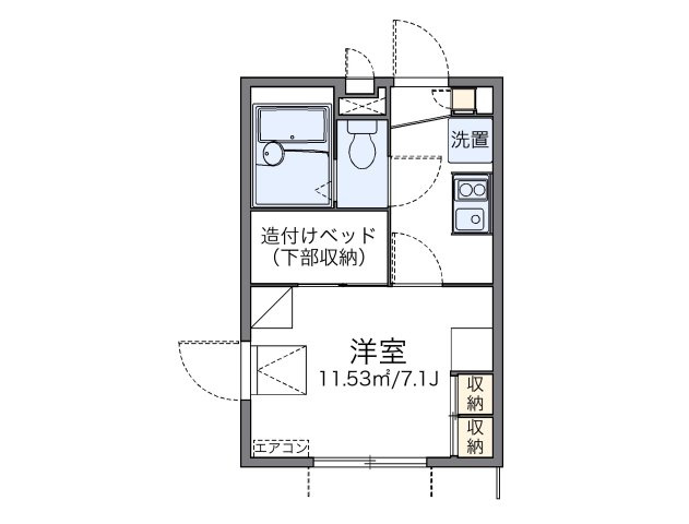 代表的な間取のため実際の間取とは異なる場合があります