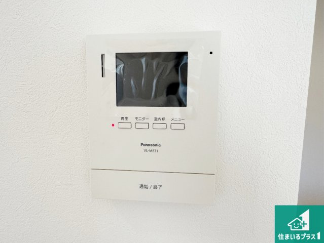 ■西宮市北六甲台　新築一戸建ての防犯設備|カラーモニターインターホン！声だけでなく来訪者の姿や顔がモニターで確認できるので、小さなお子様がいらっしゃるご家庭でも安心できます！