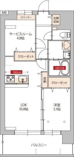 メゾン・ド・リヴェールの間取り