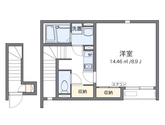 代表的な間取のため実際の間取とは異なる場合があります