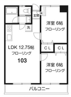 サンハイツ国領の間取り