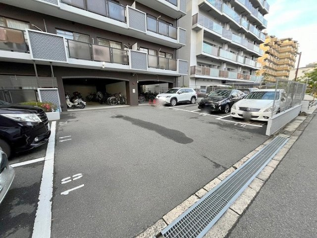 パークロッジの駐車場
