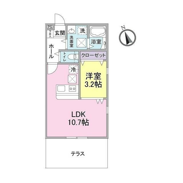 丘の上テラス菊名Ｂ棟の間取り