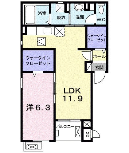 プリンセス　ヒルズの間取り