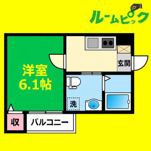 Smile栄　名古屋市賃貸　仲介手数料無料の間取り
