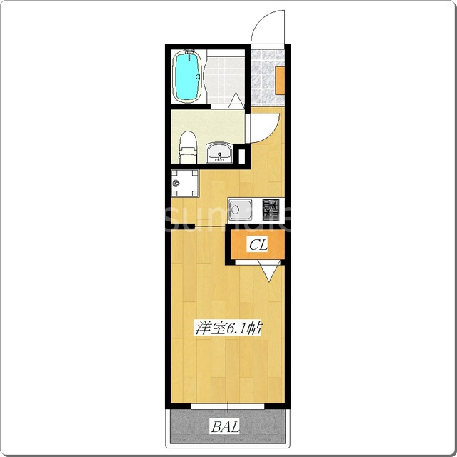 ルセドール赤羽の間取り|南東向きのお部屋です☆