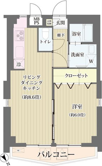 【間取り】 | エスペランサ目黒