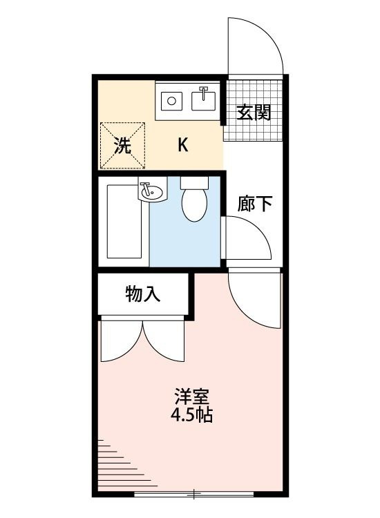 リマール六木Ⅰの間取り