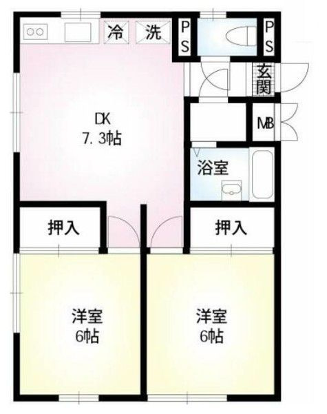 グランシャリオの間取り|間取りです。