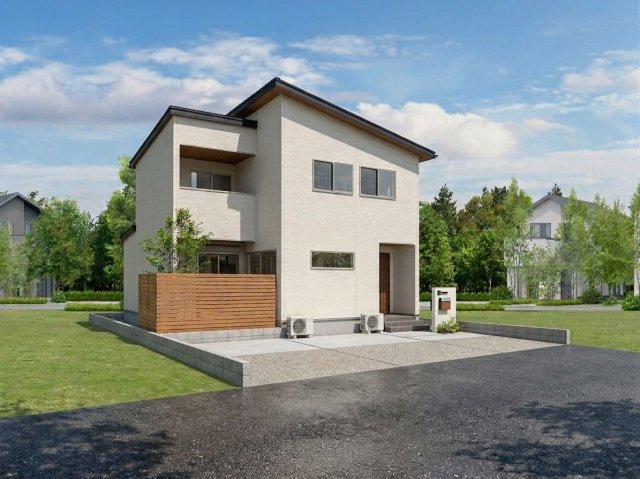【外観パース】 | 【NEXT-STEP HOME】＿＿注文住宅クオリティ＿＿●〇暮らしが整う家〇● | ◆注文住宅の設計思想と品質をベースにした新築建売住宅「CRAFT CONCEPTHAUS」◆