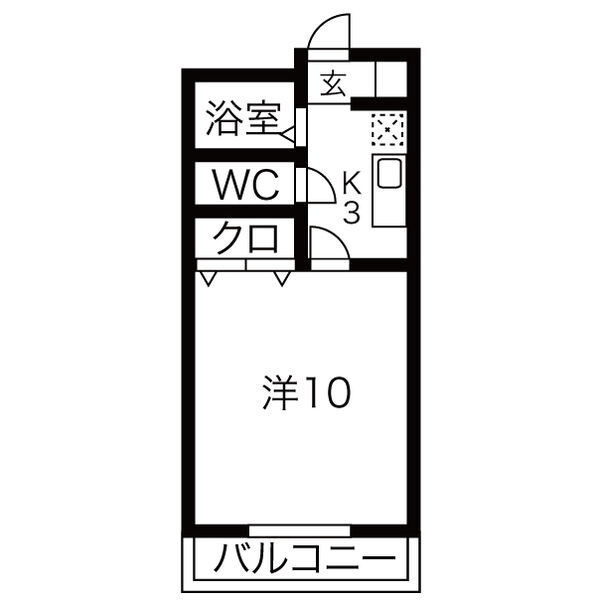 オアシス二本木　　刈谷市近郊の賃貸ならクラスホーム刈谷の間取り