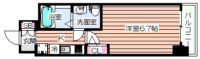 【間取り】 | セレニテ本町ルフレ