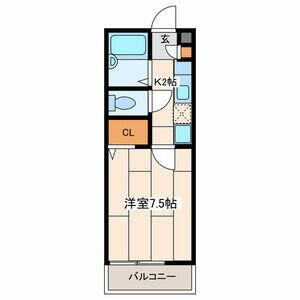リマール新城Ａの間取り