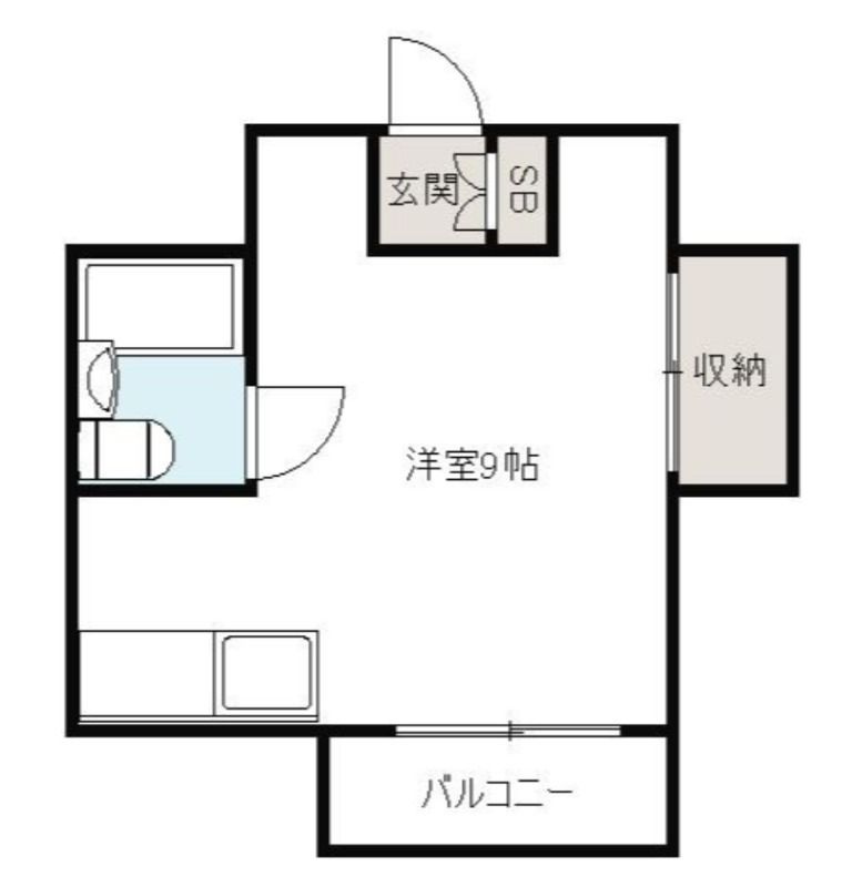 小島ハイツの間取り|間取りです。