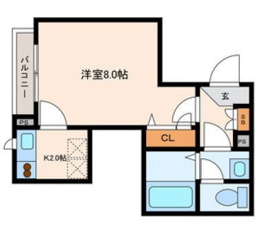 ラ　プリマヴェーラの間取り|間取りです。