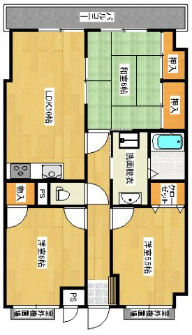 ウィステリア紀伊田辺の間取り