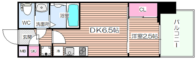 【間取り】 | セレニテ中崎町リアン