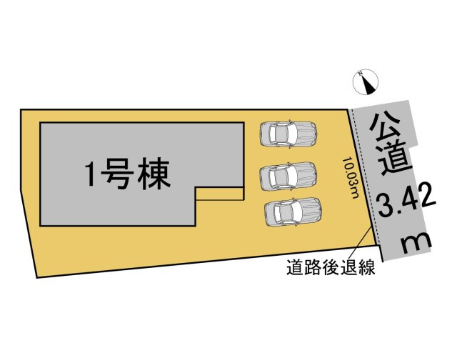 リーブルガーデン　岐阜市東中島　全１区画分譲の区画図|■区画図
■YAMADA電機の　ヤマダ不動産　株式会社リライフ　
いつでもお問合わせ下さい。