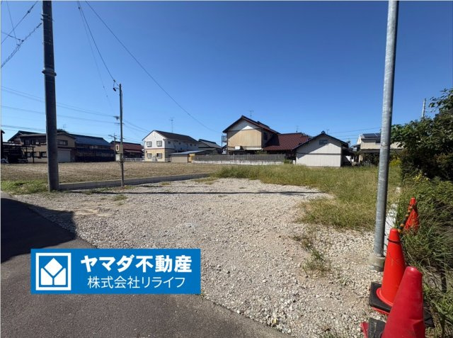 リーブルガーデン　岐阜市東中島の平屋　全１区画分譲の外観|「現地（2026年10月8日）撮影」　
■外観写真　
■ヤマダ不動産　株式会社リライフ　