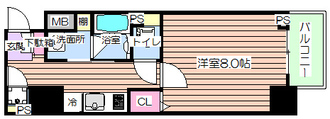 【間取り】 | クレビオス天満橋