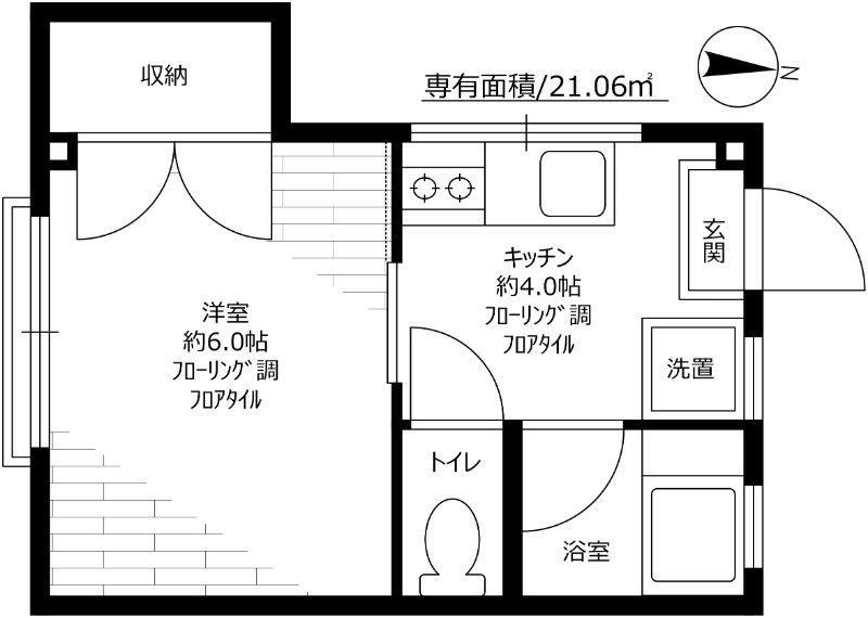 コーポ若村の間取り