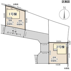 リーブルガーデン菊池郡菊陽町久保田第二の区画図