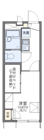 レオパレスサン六甲Ｂの間取り
